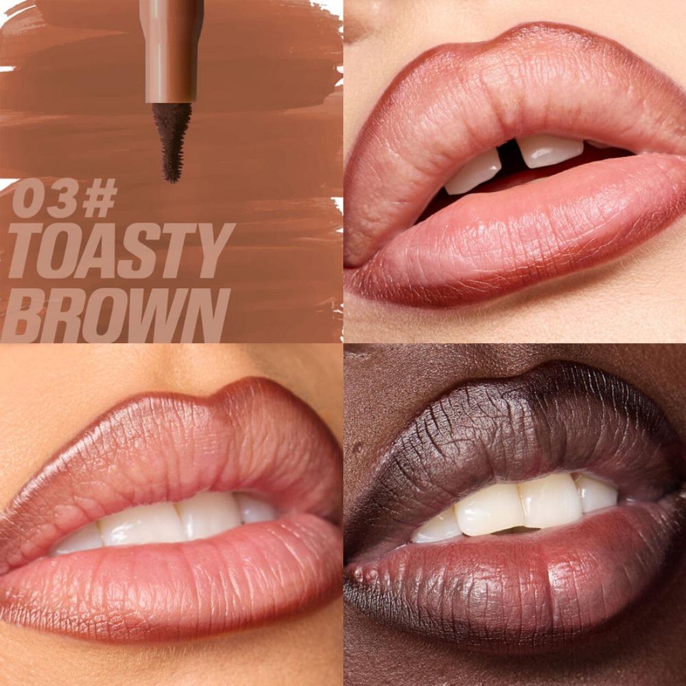 Velvet Brown Lip Liner Pencil Nude Matte Waterproof Non-stick Cup Cherry Red Lip Liner Lip Contour Pen Lipstick Makeup For Woman