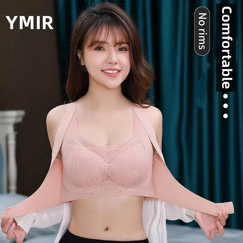 Women Seamless Cross Posture Corrector Butterfly Bra