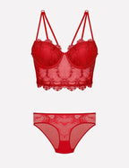 4491 – Padded Bra Set – Red