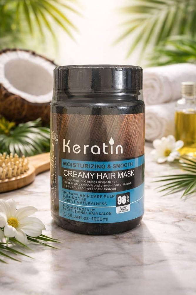 Keratin Moisturizing & Smooth Creamy Hair Mask