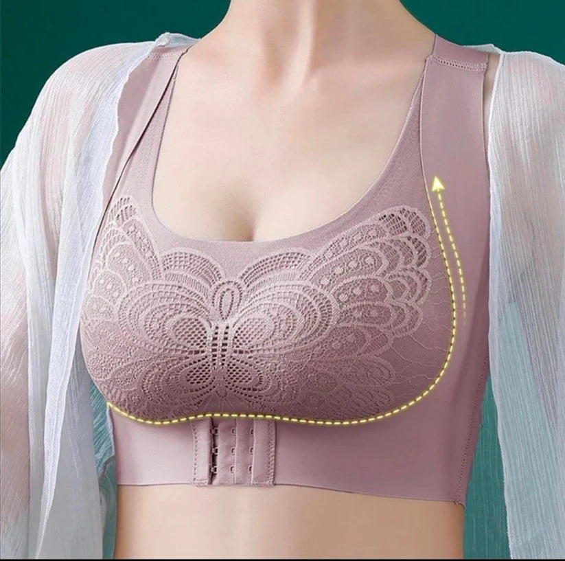Women Seamless Cross Posture Corrector Butterfly Bra