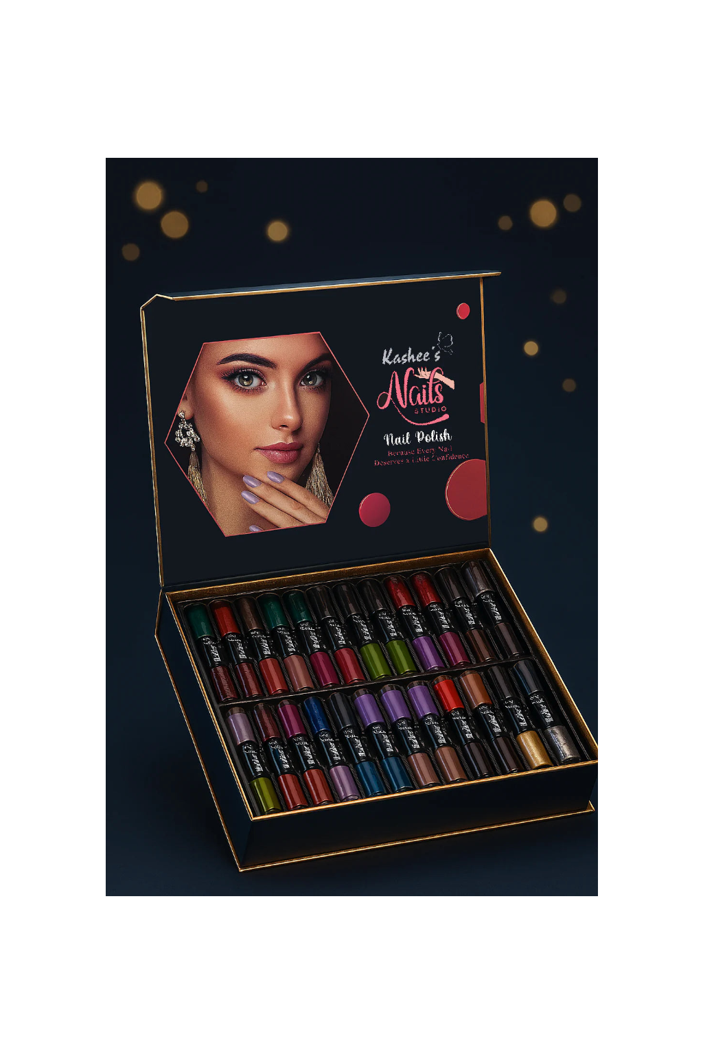 Kashees Nail Polish (Pack of 48 Pcs)