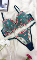 BRA SET GREEN