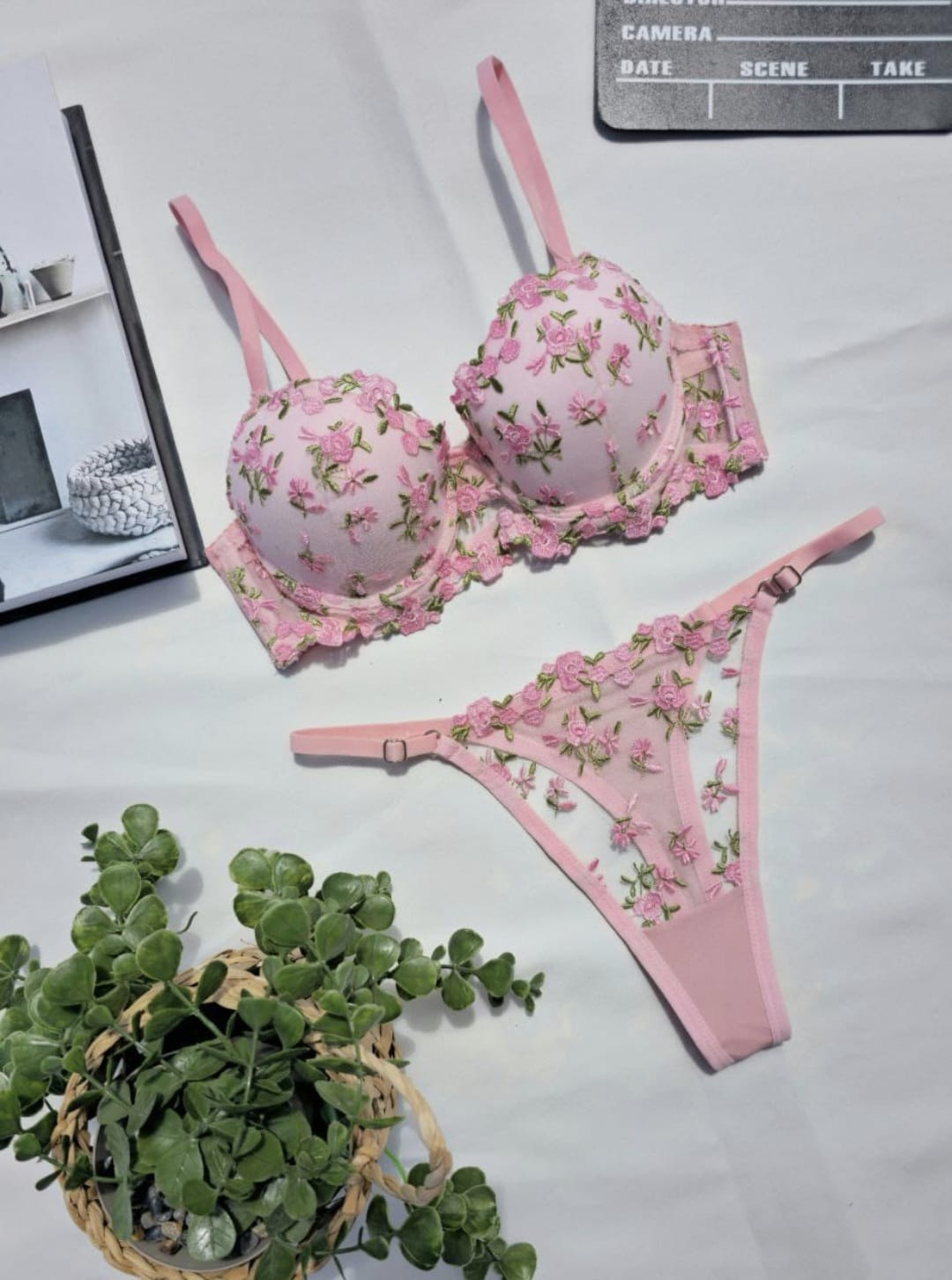 BRA SET PINK
