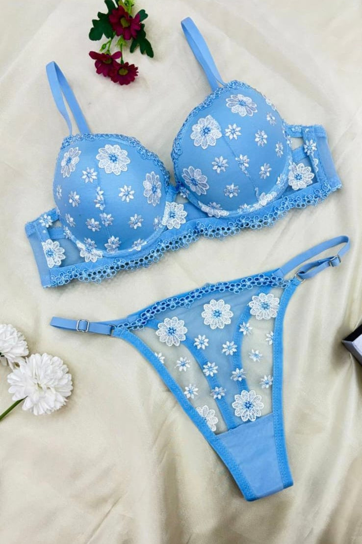 BRA SET SKY BLUE