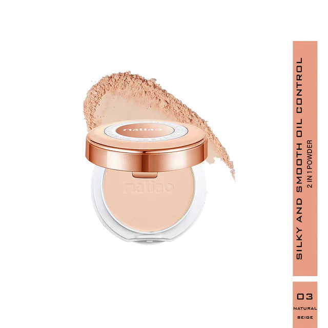 Maliao® 2-in-1 Compact Powder – Oil Control Matte