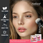 Maliao® Baked Blusher & Highlighter Glow Duo
