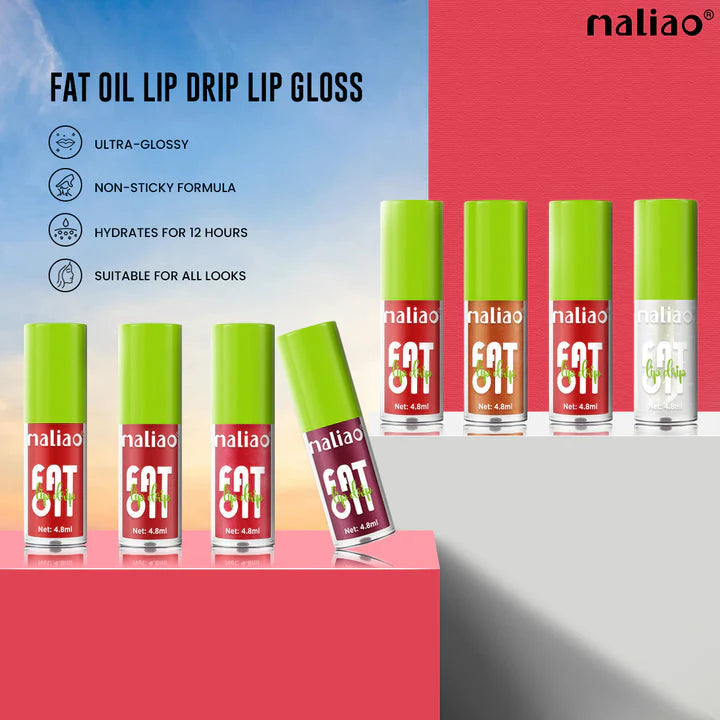 Maliao® Fat Oil Lip Drip Lip Gloss Hydrating Shine