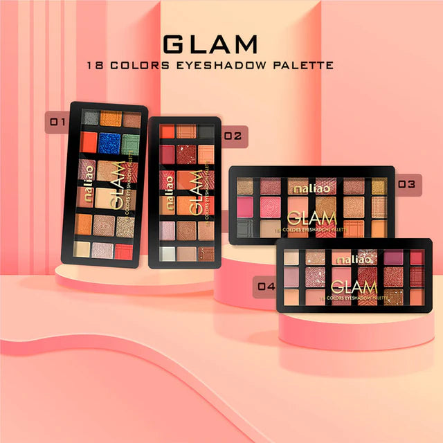 Maliao® Glam 18 Colors Eyeshadow Palette