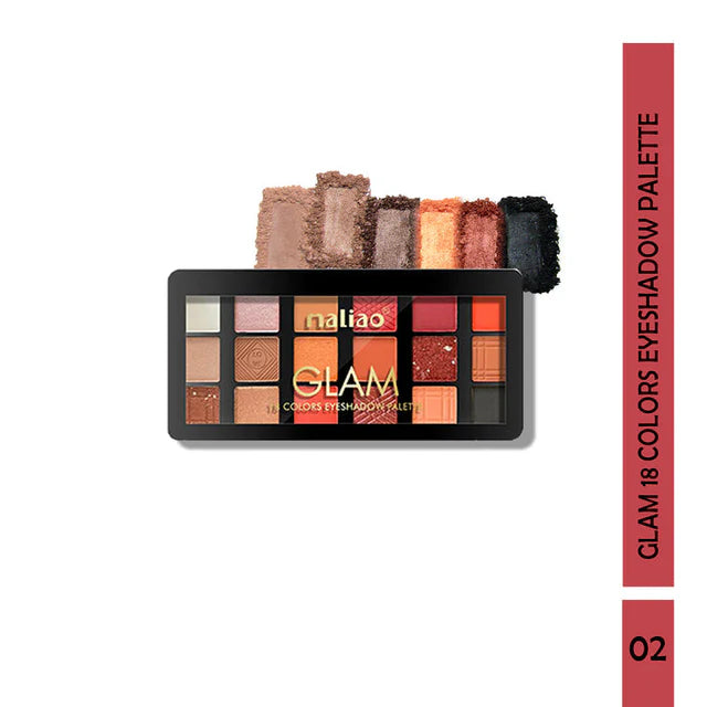 Maliao® Glam 18 Colors Eyeshadow Palette
