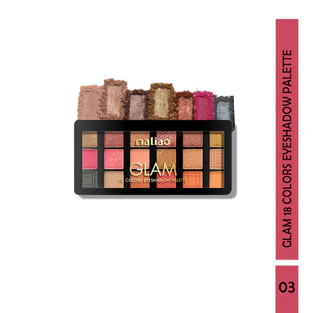 Maliao® Glam 18 Colors Eyeshadow Palette