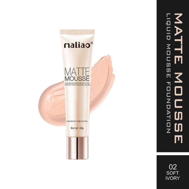 Maliao® Matte Mousse Foundation Lightweight Shine Control