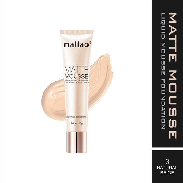 Maliao® Matte Mousse Foundation Lightweight Shine Control