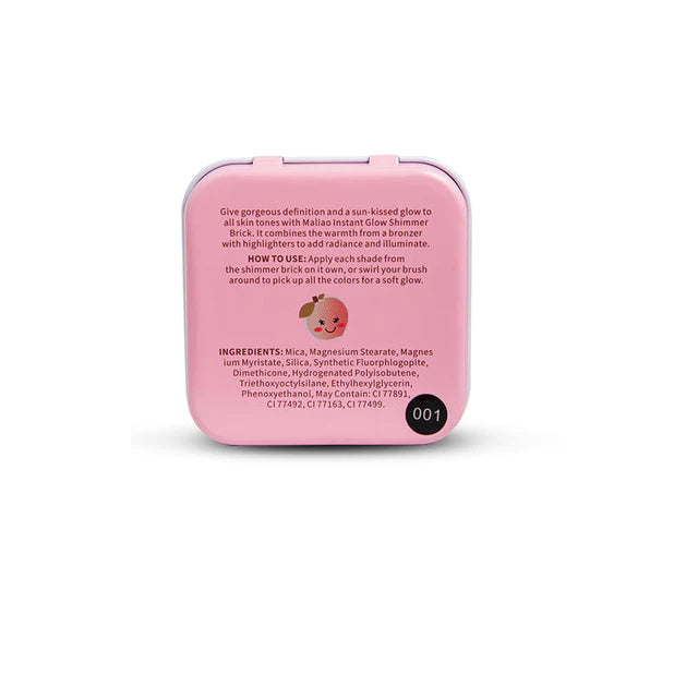 Maliao® Peach Glow Shimmer Highlighter Palette