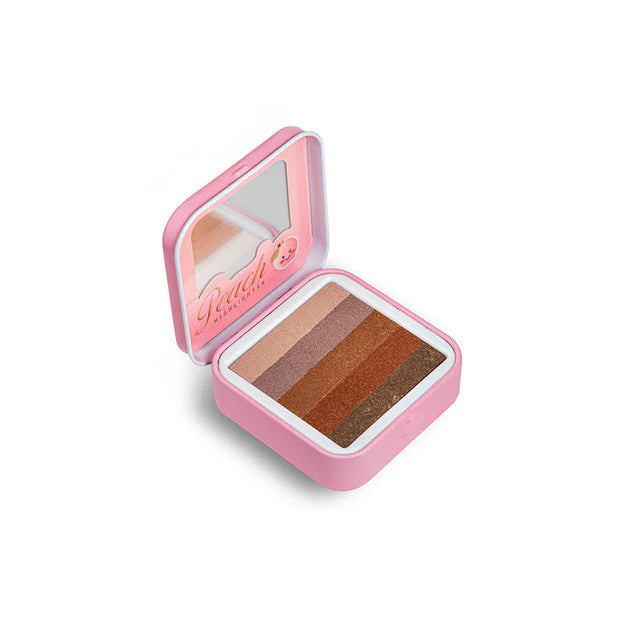 Maliao® Peach Glow Shimmer Highlighter Palette