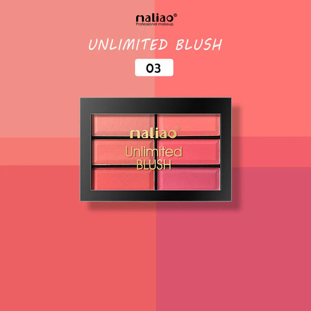 Maliao® Unlimited Blush Palette – Matte & Metallic