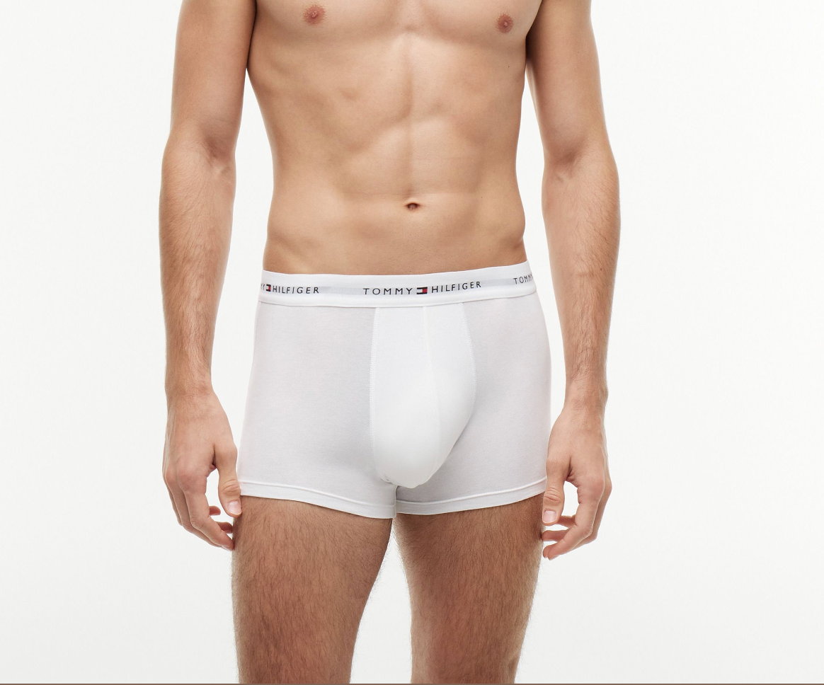 3-Pack Signature Repeat Logo Waistband Trunks