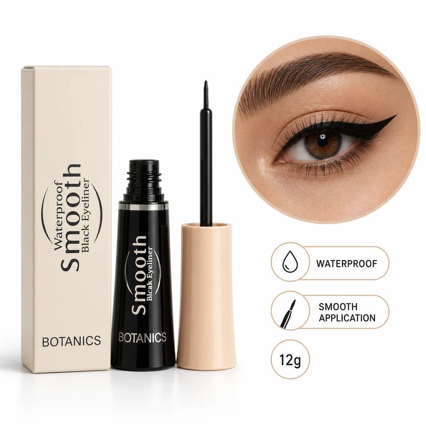 BOTTANACS Smooth Black Waterproof Eyeliner – 12g