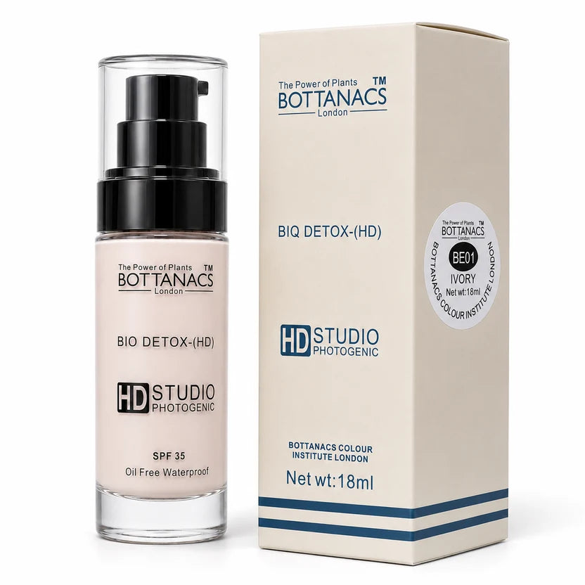 BOTTANACS Bio Detox Foundation SPF 35 – BE01 Ivory, 18ml