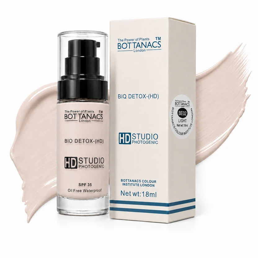 BOTTANACS Bio Detox Foundation SPF 35 – BE02 Light, 18ml