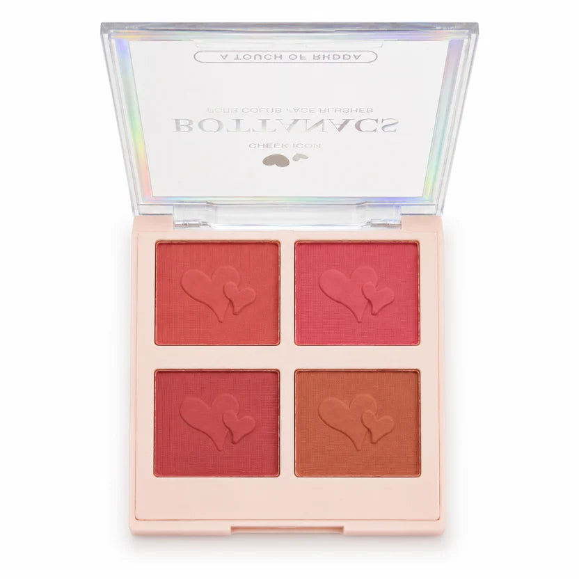 BOTTANACS Four Color Blush Palette – Shade 02