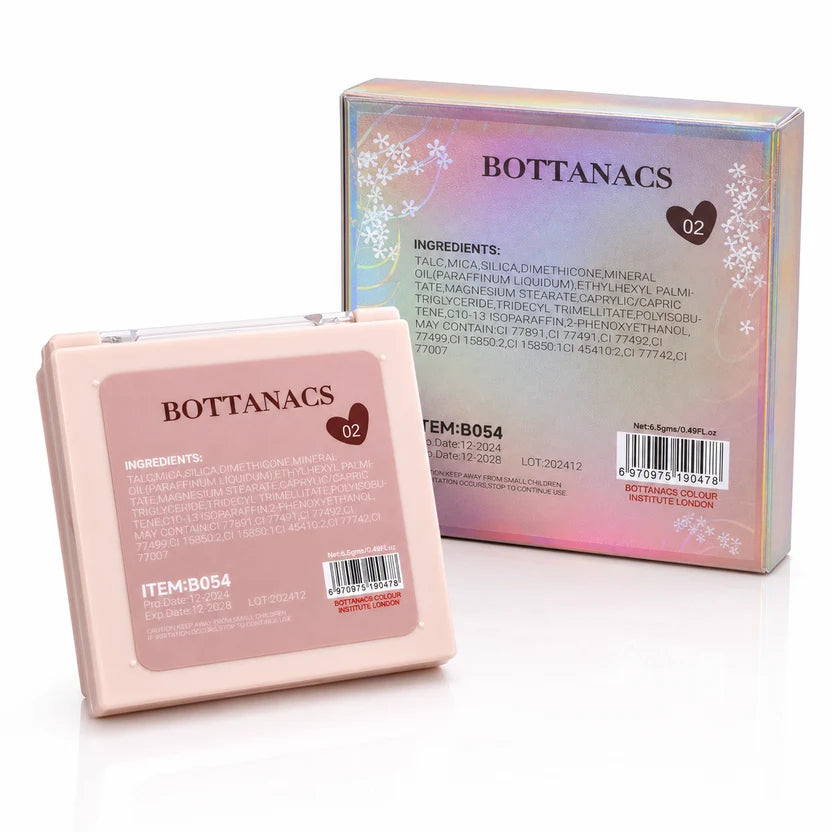 BOTTANACS Four Color Blush Palette – Shade 02