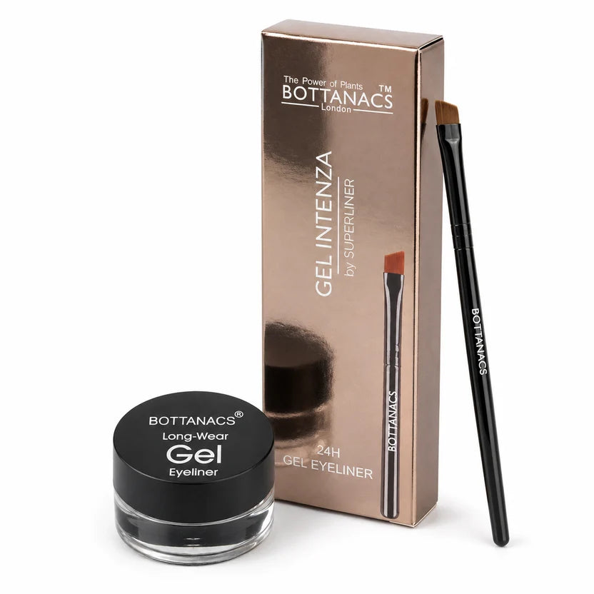 BOTTANACS 24H Black Gel Eyeliner with Brush – 5g