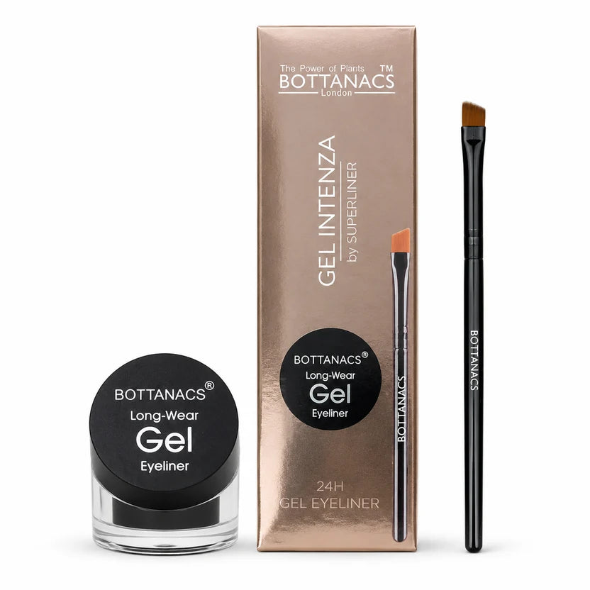 BOTTANACS 24H Black Gel Eyeliner with Brush – 5g