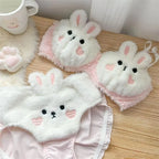 New High Quality Sexy Cute Anime Soft Plush Design bra underwear Japanese cartoon rabbit underwear Bra & Panty Set
