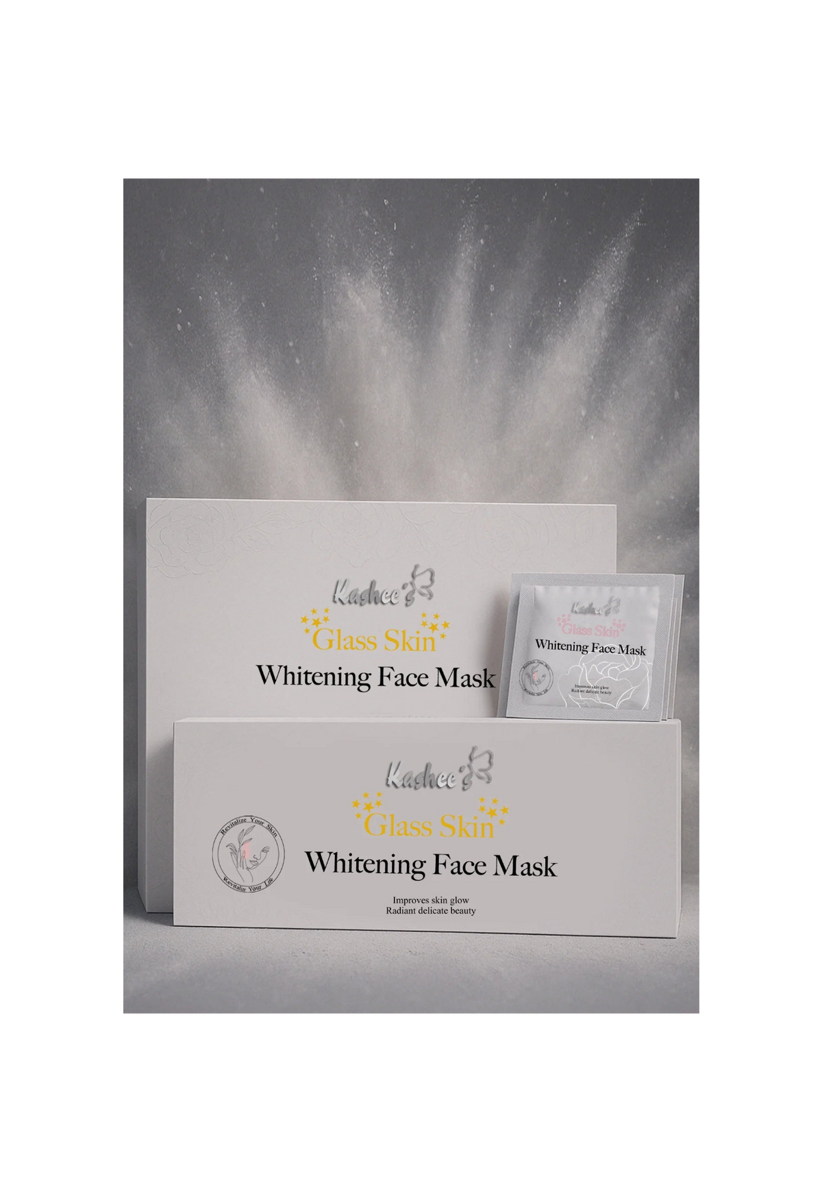Kashees Glass Skin Whitening Face Mask Box